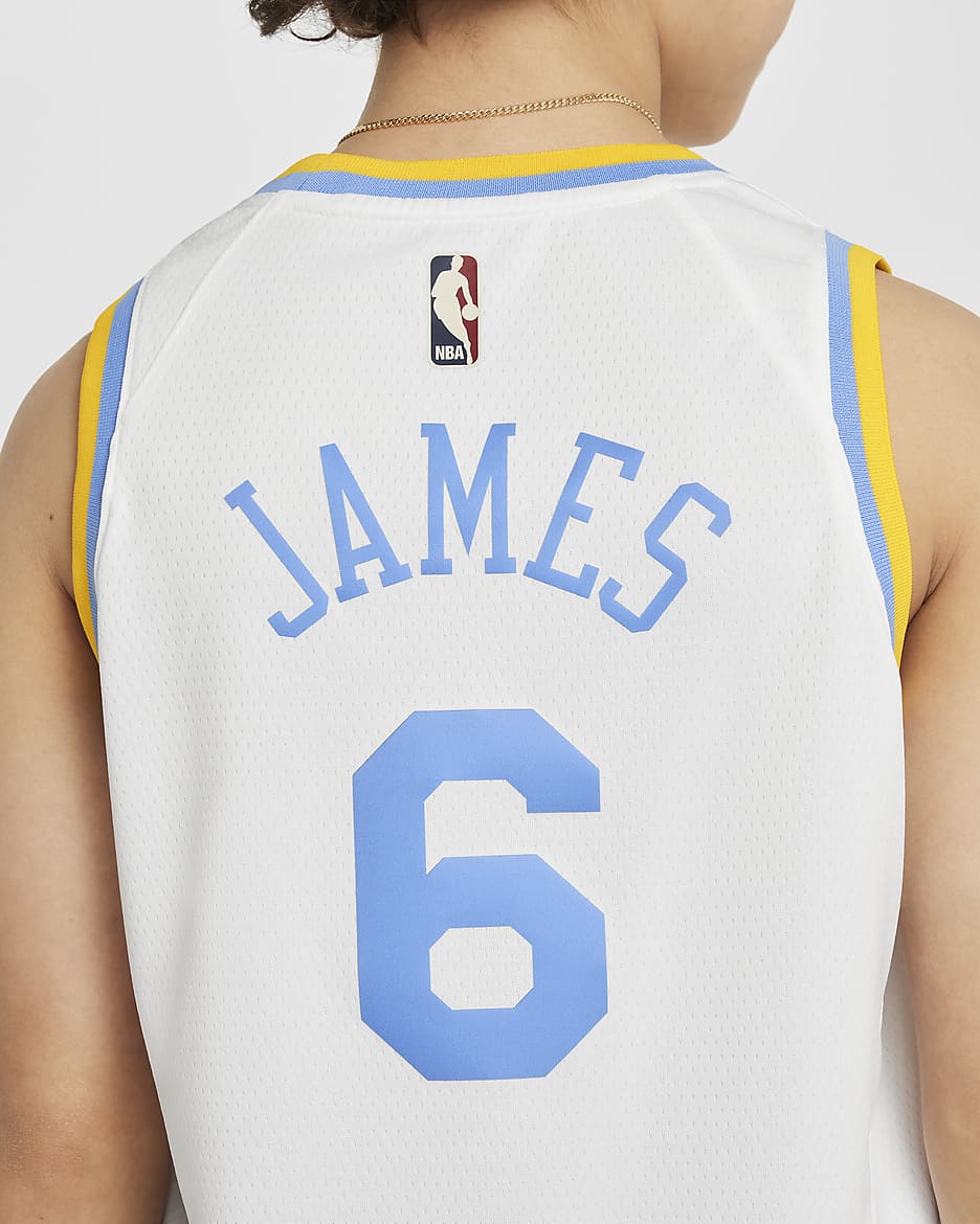 Blue lebron shops jersey